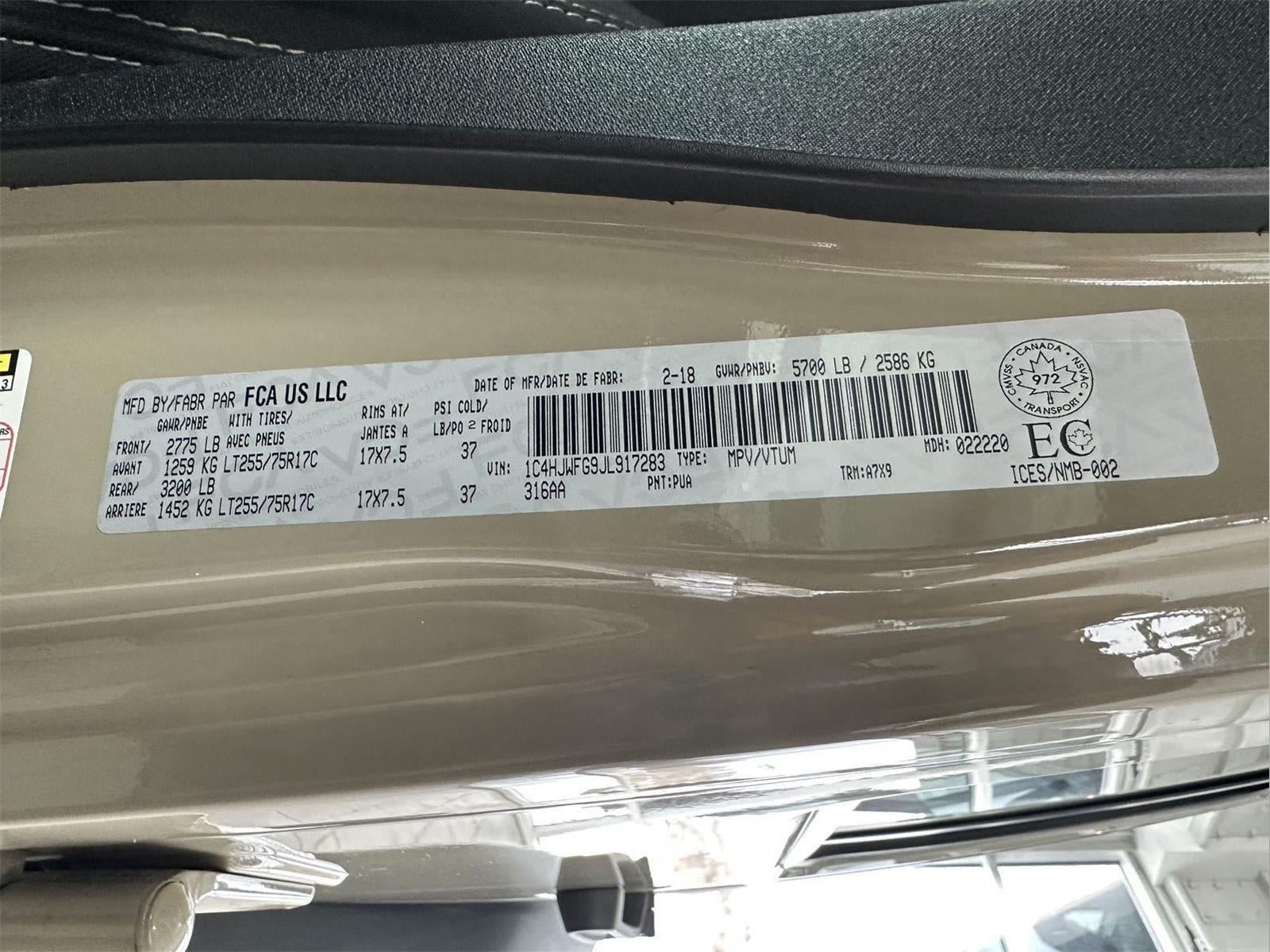 2018 Jeep Wrangler JK Unlimited Rubicon