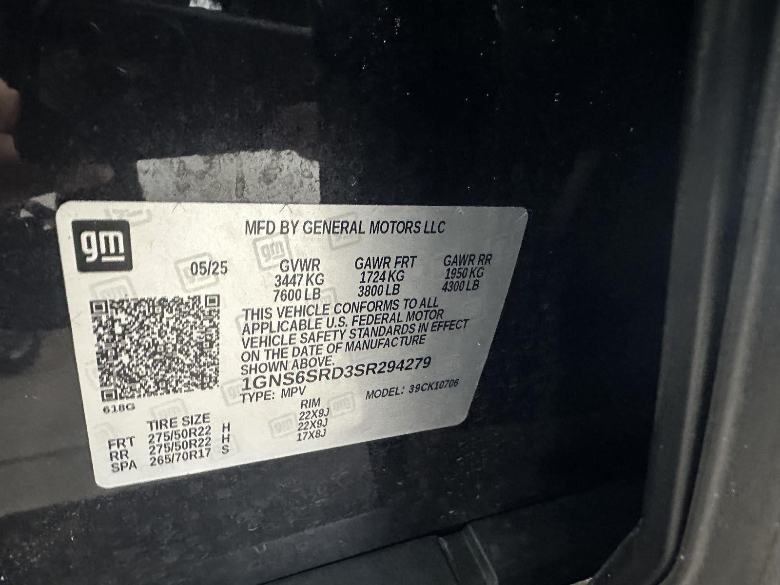 2025 Chevrolet Tahoe Premier